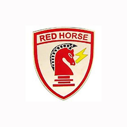 USAF Red Horse Logo - USAF Air Force Civil Engineer Red Horse 1 in Collectible Lapel Pin ...
