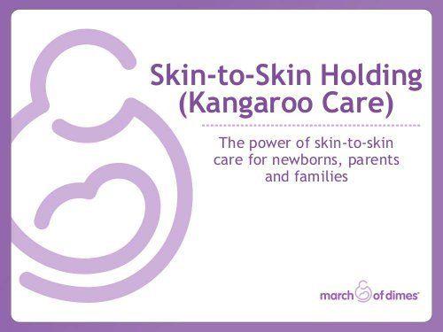 Kangaroo Care Logo - Skin-to-Skin Holding (Kangaroo Care)