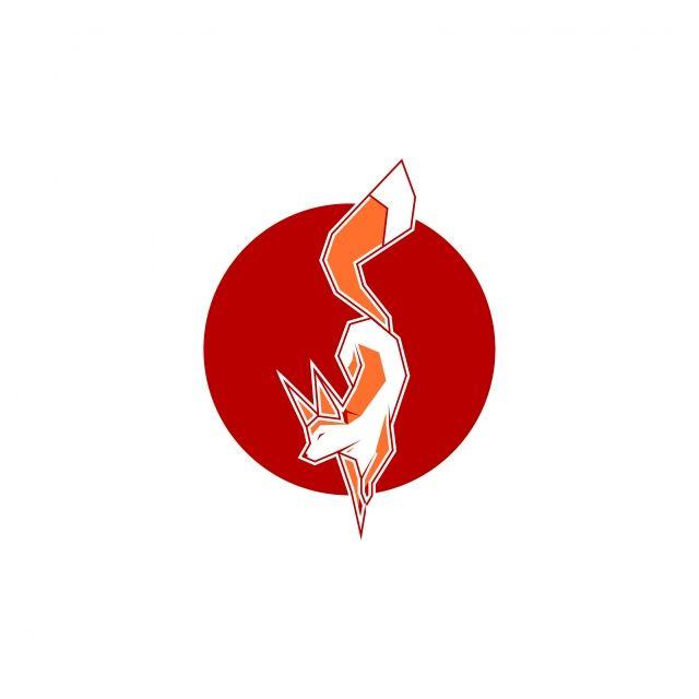 Red Moon Logo - Fox In The Blood Moon Logo, Fox, Animal, Beast PNG and Vector for ...