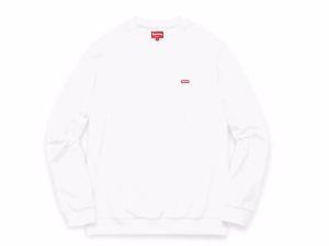 Small Supreme Box Logo - 2016 Fall/WInter Supreme Small Box logo Pique Sweater white | eBay