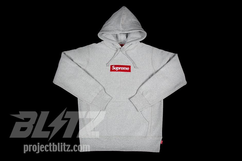 Small Supreme Box Logo - Supreme Box Logo Pullover Hoodie Size Small RARE Grey FW13 ...