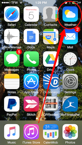 iPhone Weather Logo - How to Set a Default Location in the iPhone Weather App