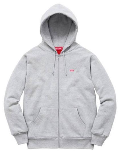 Small Supreme Box Logo - Supreme Small Box Logo Thermal Zip up FW15 Grey