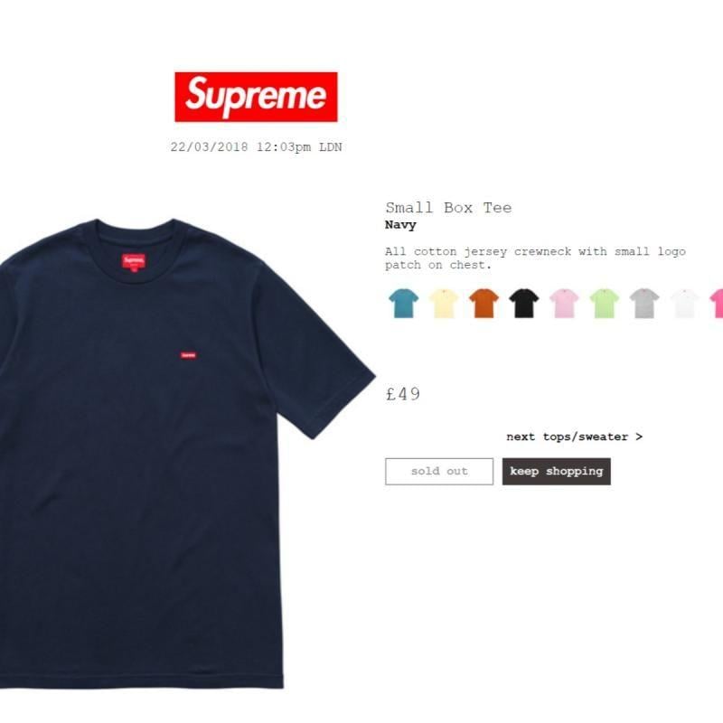 Small Supreme Box Logo - CONFIRMED Supreme Small Box Tee • T-Shirts • Strictlypreme