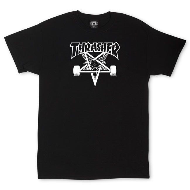 Thrasher Satanic Logo - Thrasher Magazine Shop - Thrasher Skategoat T-Shirt