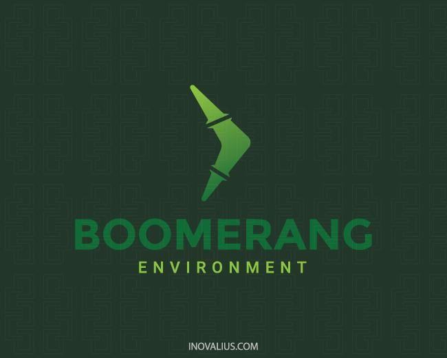 Company with Two Boomerangs Logo - Boomerang Logo Design