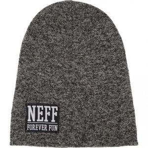 Black and White Neff Logo - Neff Headwear Forever Fun Beanie Slouchy Knit Cap Logo Patch Black ...