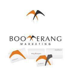 Company with Two Boomerangs Logo - Best Boomerang Brand image. Identity design, Graph design
