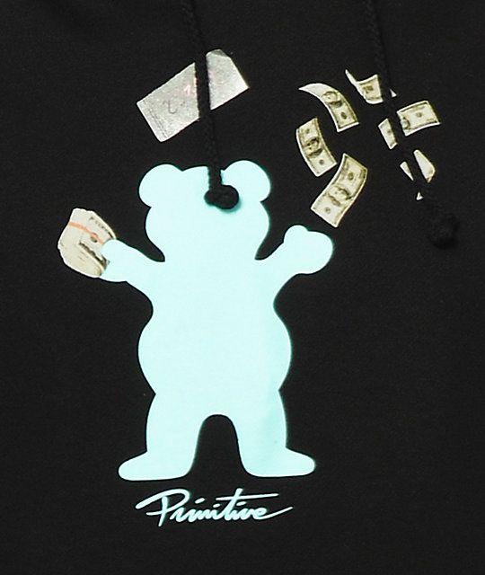 Primitive Bear Logo - Primitive x Grizzly x Diamond Supply Co Bands Bear Hoodie | Zumiez