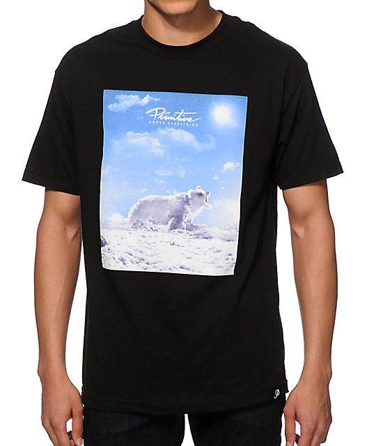 Primitive Bear Logo - Primitive Altitude T-Shirt | Zumiez