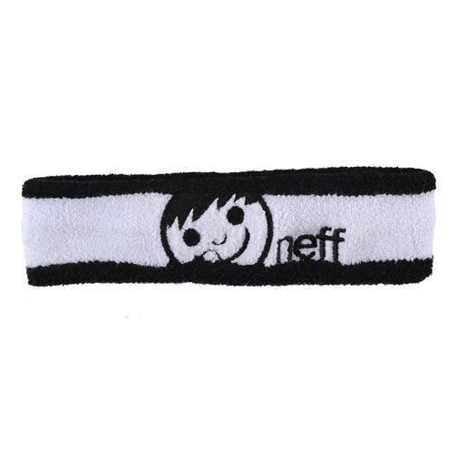 Black and White Neff Logo - Neff Corpo sweatband in black and white. Beanies