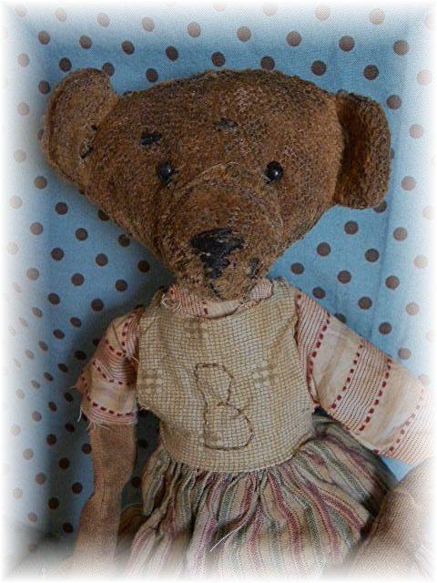 Primitive Bear Logo - Primitive Bear, Primitive Teddy Bear, Vintage Bear, Antique Bear ...
