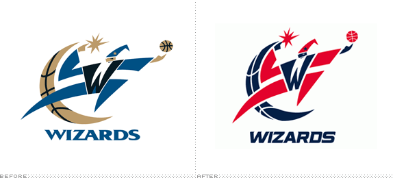 Wizards Logo - Brand New: Wizards go Retro, Dodge Bullet