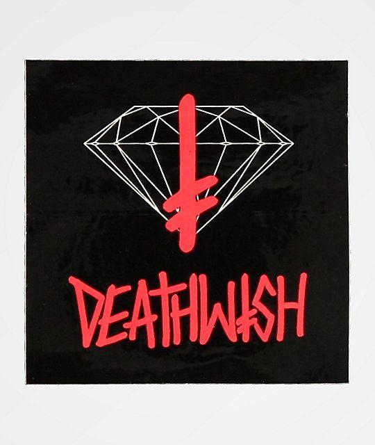 Diamond Supply Company Logo - Diamond Supply Co. x Deathwish Sign Sticker