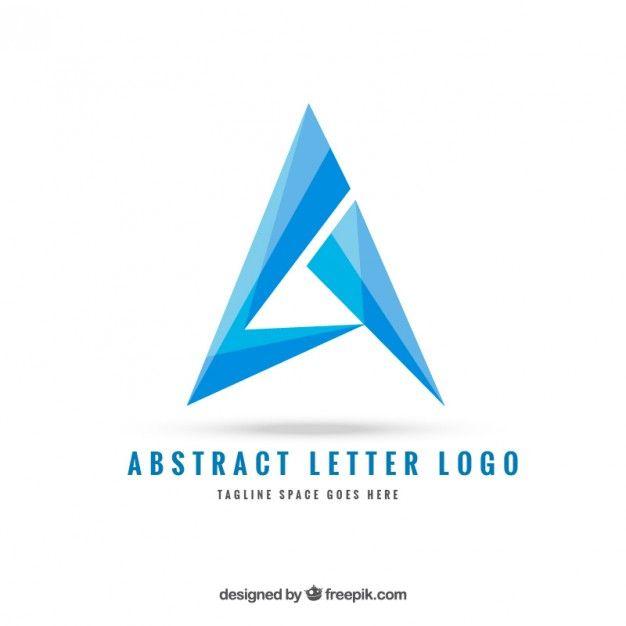 Blue Letter Logo - Abstract letter logo Vector | Free Download