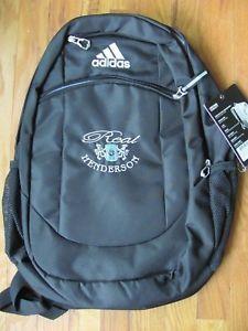 Adidas Soccer Logo - adidas Striker II (2) Team Backpack in Black with Soccer Logo Real ...