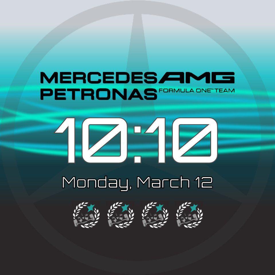 Mercedes AMG Petronas Logo - Mercedes AMG F1 4 Time Champs for Moto 360