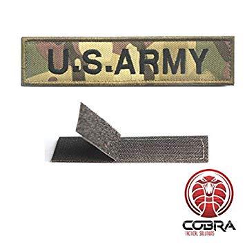 Camo Cobra Logo - Cobra Tactical Solutions Military embroidered US ARMY patch woodland ...