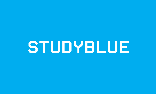 Blue Blue Logo - StudyBlue: Online Flashcards, Homework Help & Textbook Solutions