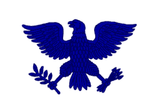 White and Blue Eagle Logo - House Flags of U.S. Shipping Companies: A