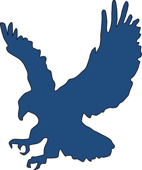 White and Blue Eagle Logo - Free jpg black and white library for logo - RR collections