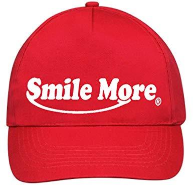 Red Smile Logo - Roman Atwood Smile More White Logo, Youtuber Sunnycap, Baseball Cap ...
