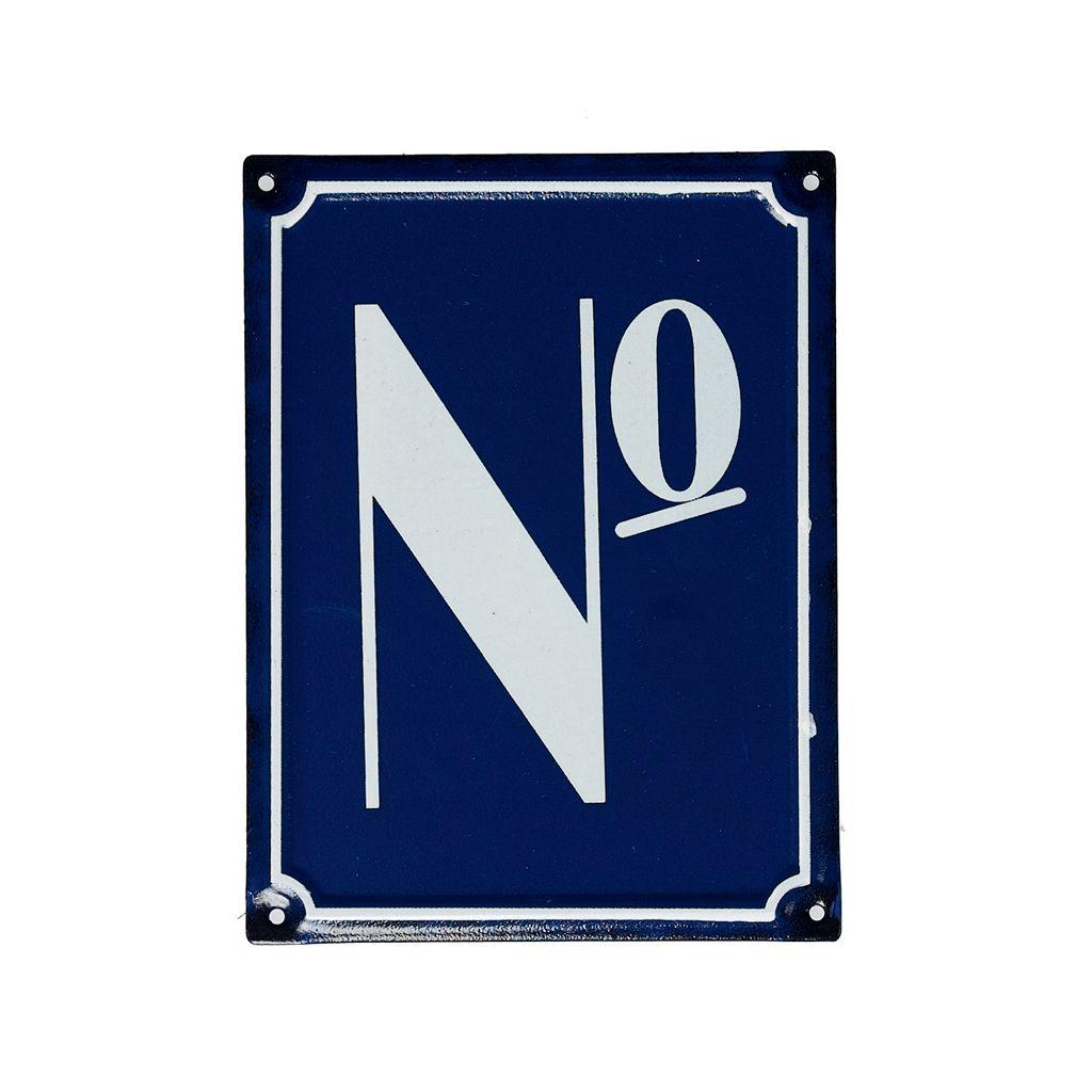 Blue Metal Logo - dotcomgiftshop NO FRENCH BLUE METAL DOOR SIGN 5027455369402 | eBay