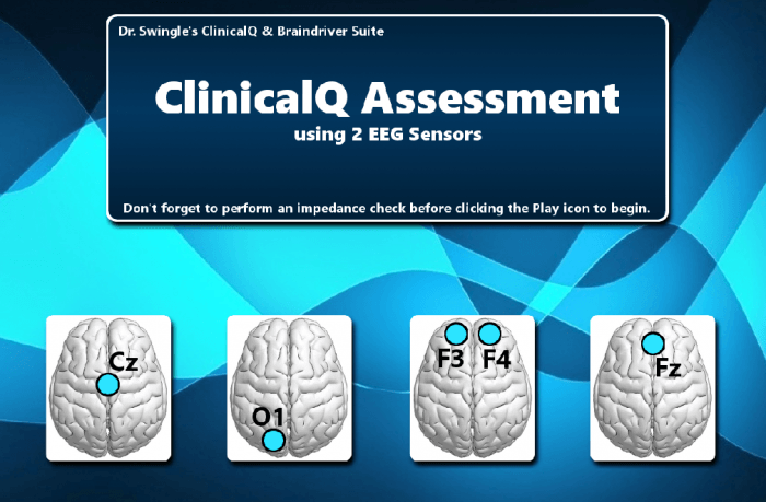 Blue Q Software Media Logo - ClinicalQ & BrainDryvr Software Suite for Thought Technology Infiniti