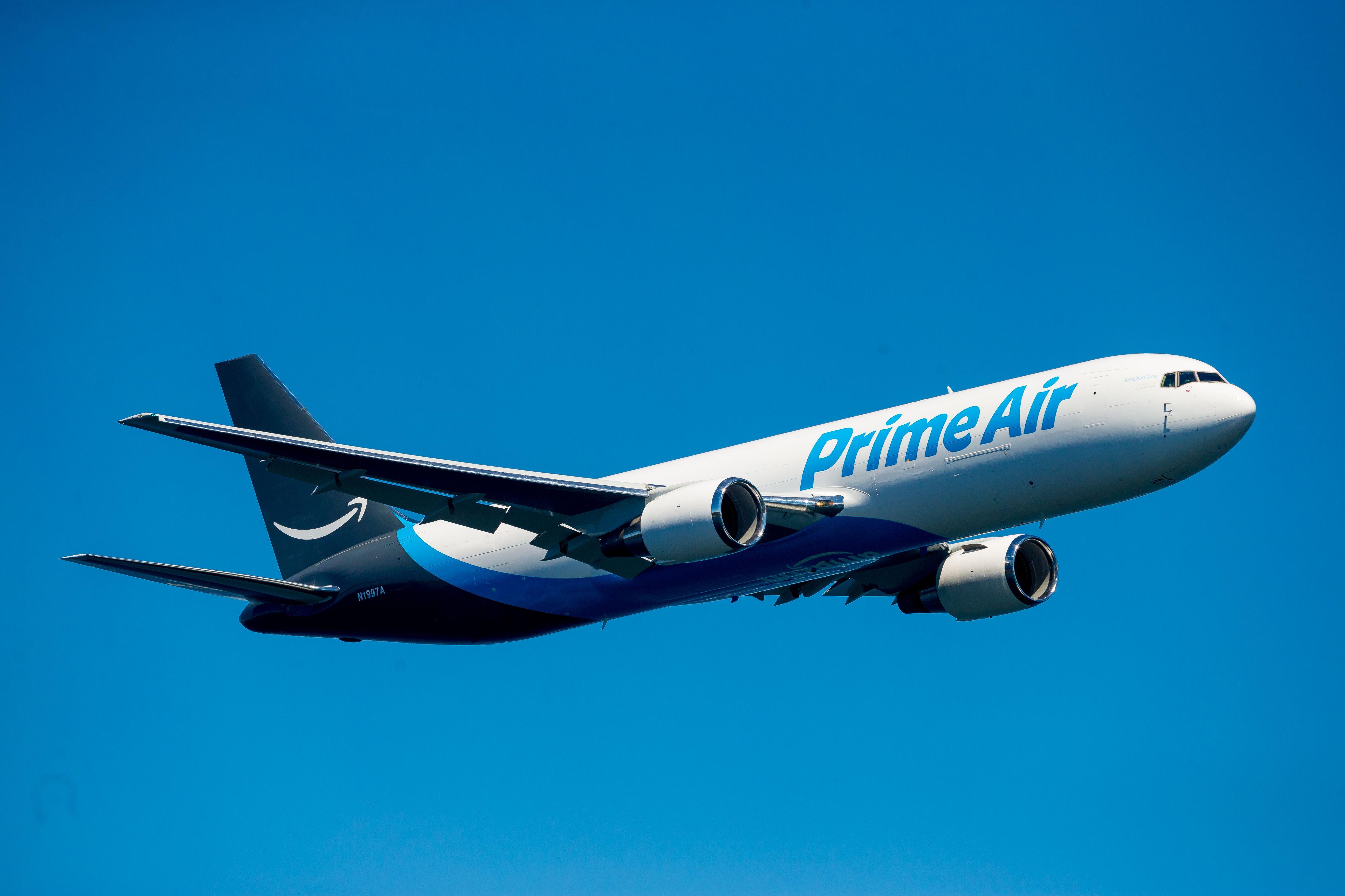 Amazon Prime Air Logo - Amazon's first 'Prime Air' jet takes Seafair spotlight