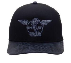 Camo Cobra Logo - Shelby Super Snake Cobra W Wings & Snake Skin Black Camo Bill Hat