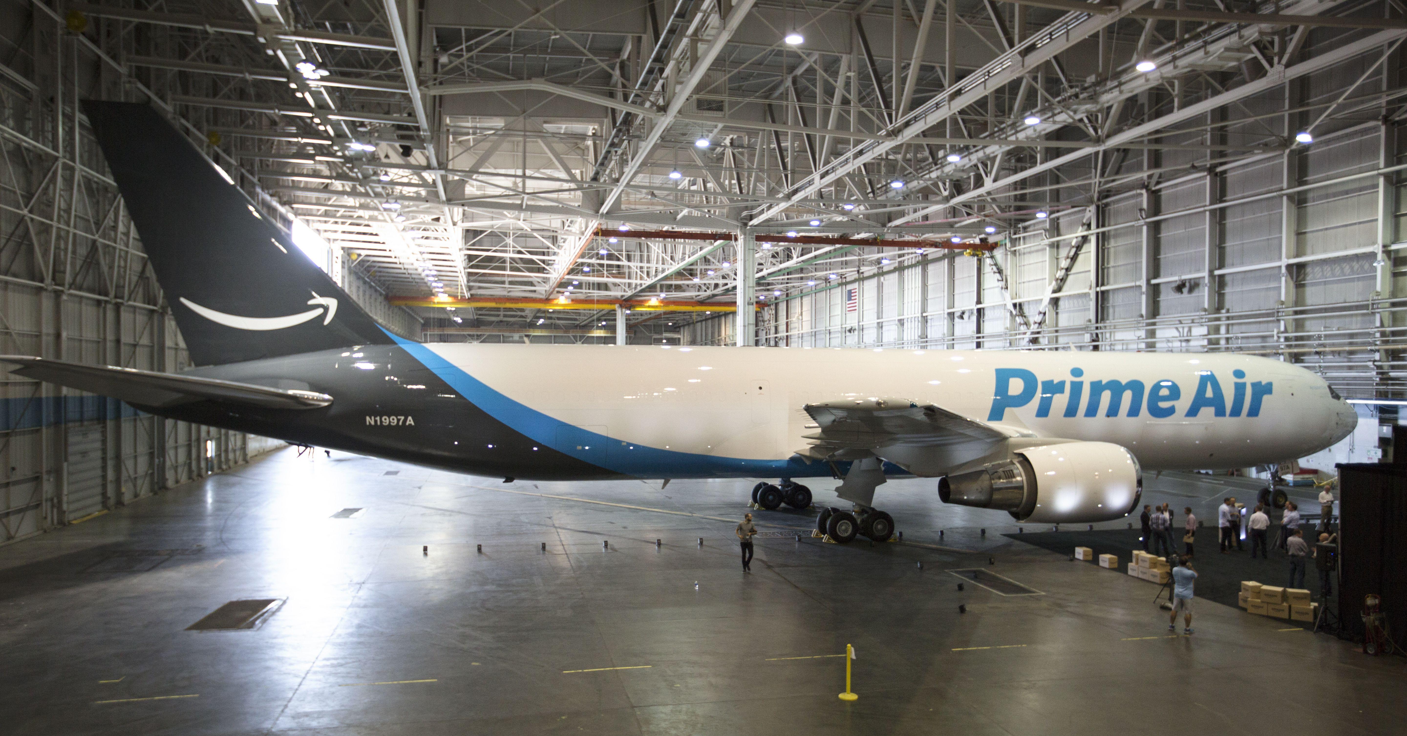 Amazon Prime Air Logo - Amazon's Prime Air Brand Is on Cargo Planes Before Delivery Drones ...