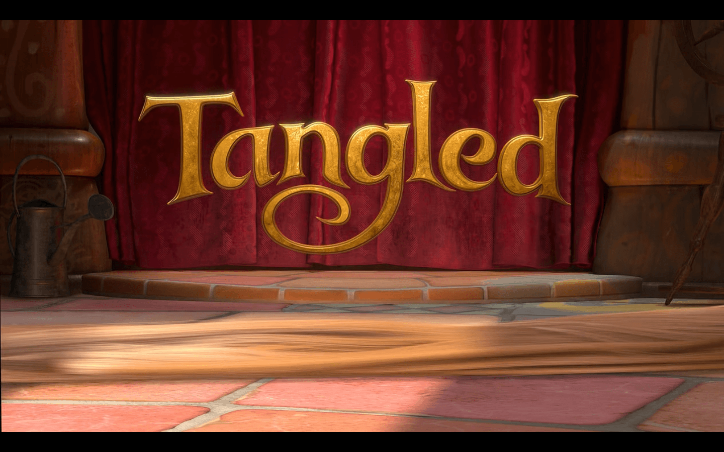 Tangled Movie Logo - Ranking Disney: #18 – Tangled (2010) | B+ Movie Blog