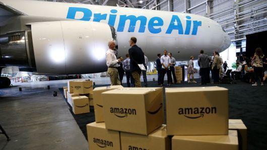 Amazon Prime Air Logo - Amazon Prime Day is the first big test of the Prime Air fleet