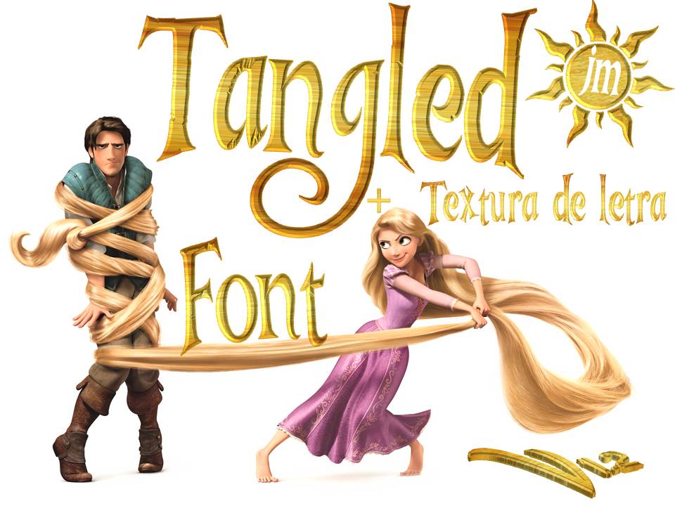 Tangled Movie Logo - Fonts: Tangled, Normal - Abstract Fonts