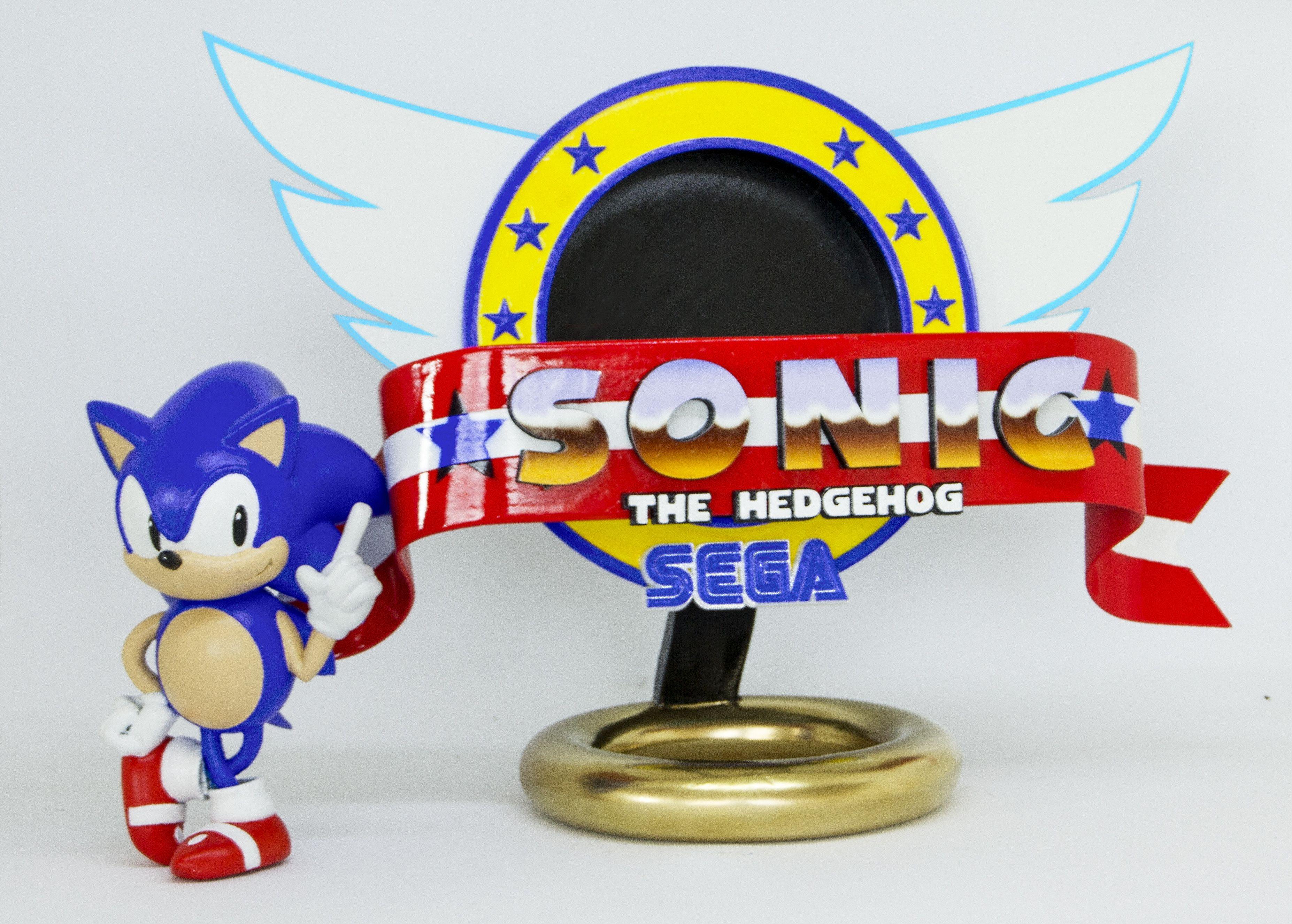 Sonic Logo - 3D Printed Sonic the Hedgehog logo! - Album on Imgur