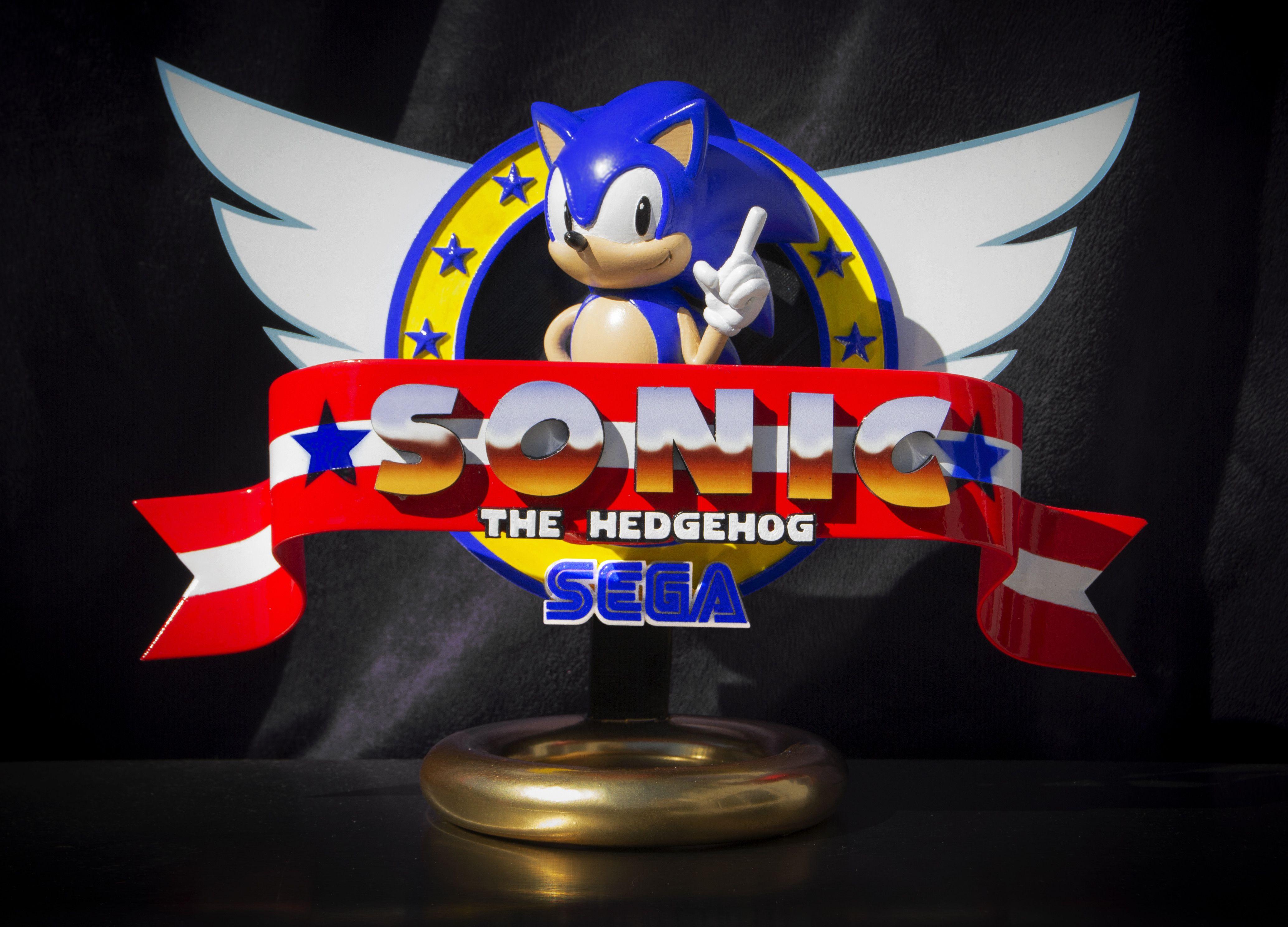 Sonic Logo - 3D Printed Sonic the Hedgehog logo! - Album on Imgur