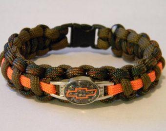 Camo Cobra Logo - chevrolet bowtie jewelry | ... Paracord Bracelet Cobra Weave Orange ...