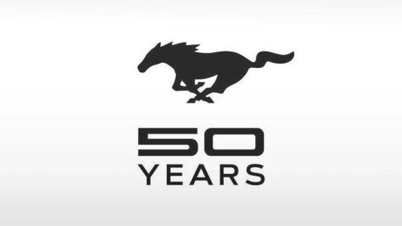 Ford Mustang 50th Anniversary Logo - Ford unveils Mustang 50th anniversary logo, plans merchandise - Autoblog