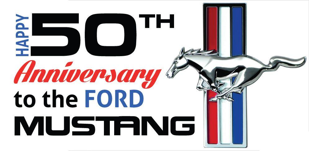 Ford Mustang 50th Anniversary Logo - Celebrating Ford Mustang's 50th Anniversary | Digital Marketing ...