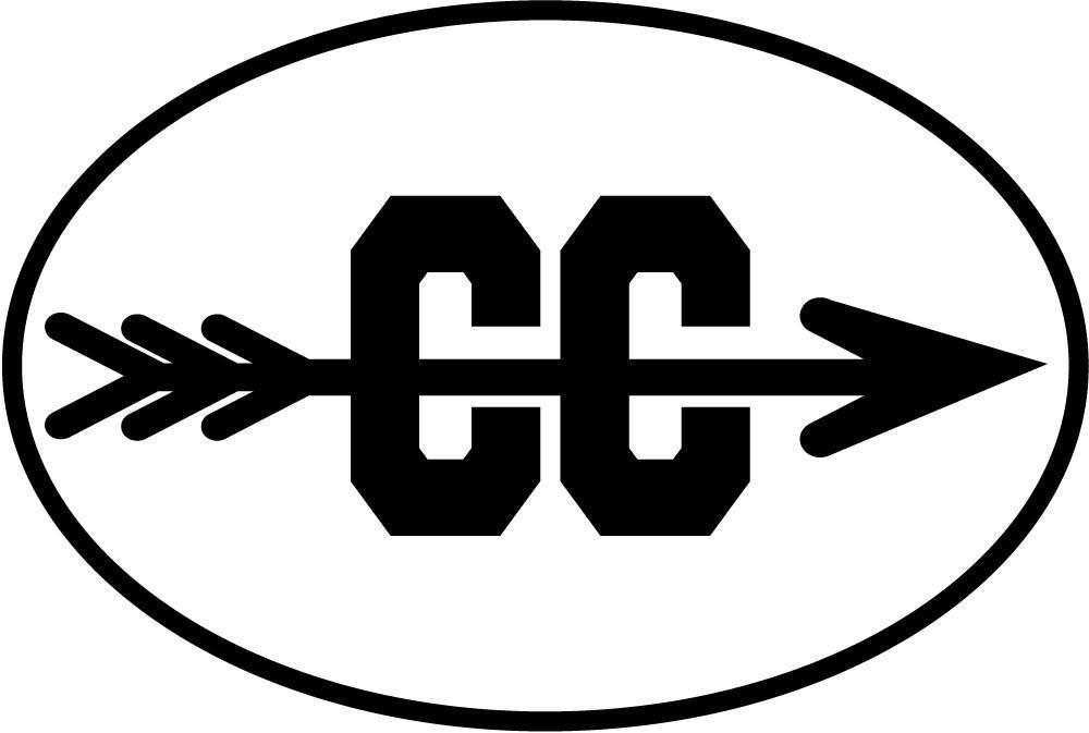 Cross Country Logo - Cross Country Arrow Black Print Oval Magnet - BaySix