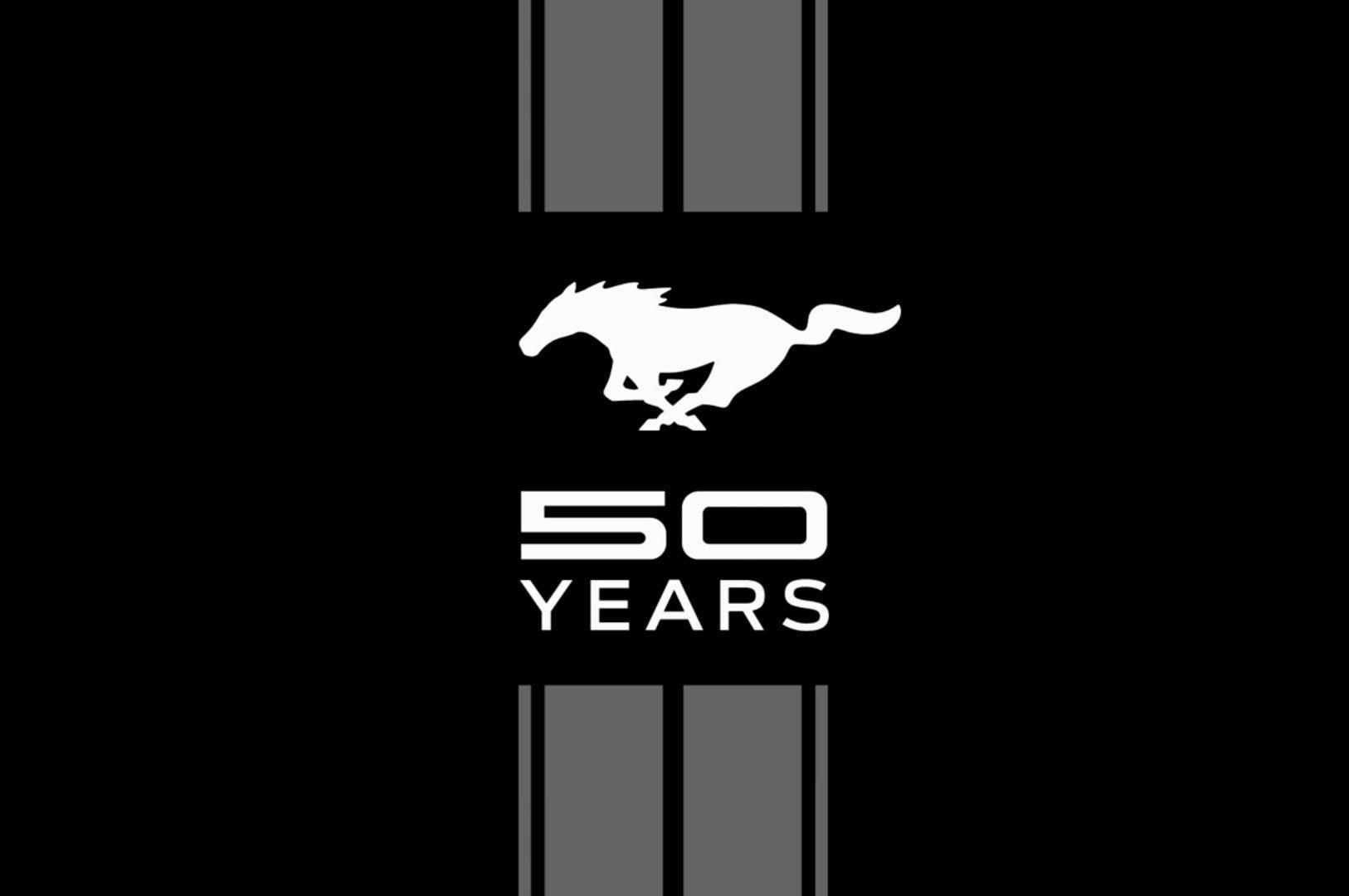 Ford Mustang 50th Anniversary Logo - First 1,000 next-gen Mustangs to be limited edition 2014 1/2 models ...