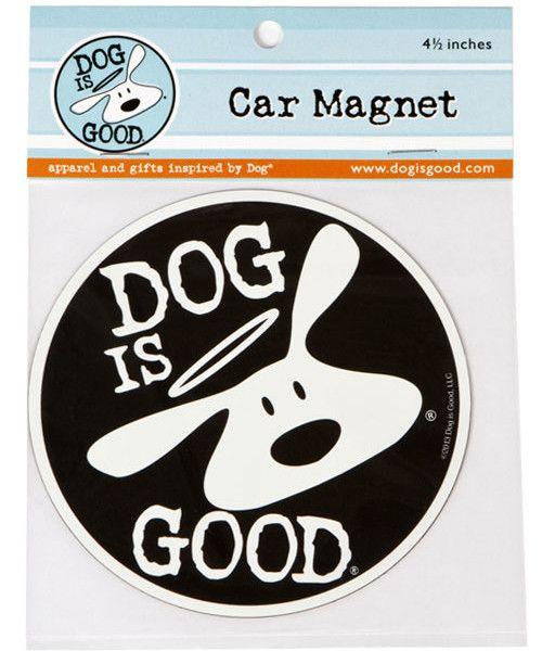 Round Car Logo - Magnet: Bolo Logo Round Car Magnet - Dog is Good