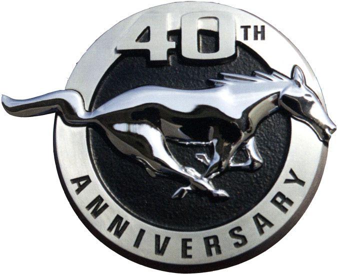 Ford Mustang 50th Anniversary Logo - Ford's 50th anniversary logo Mustang Forums
