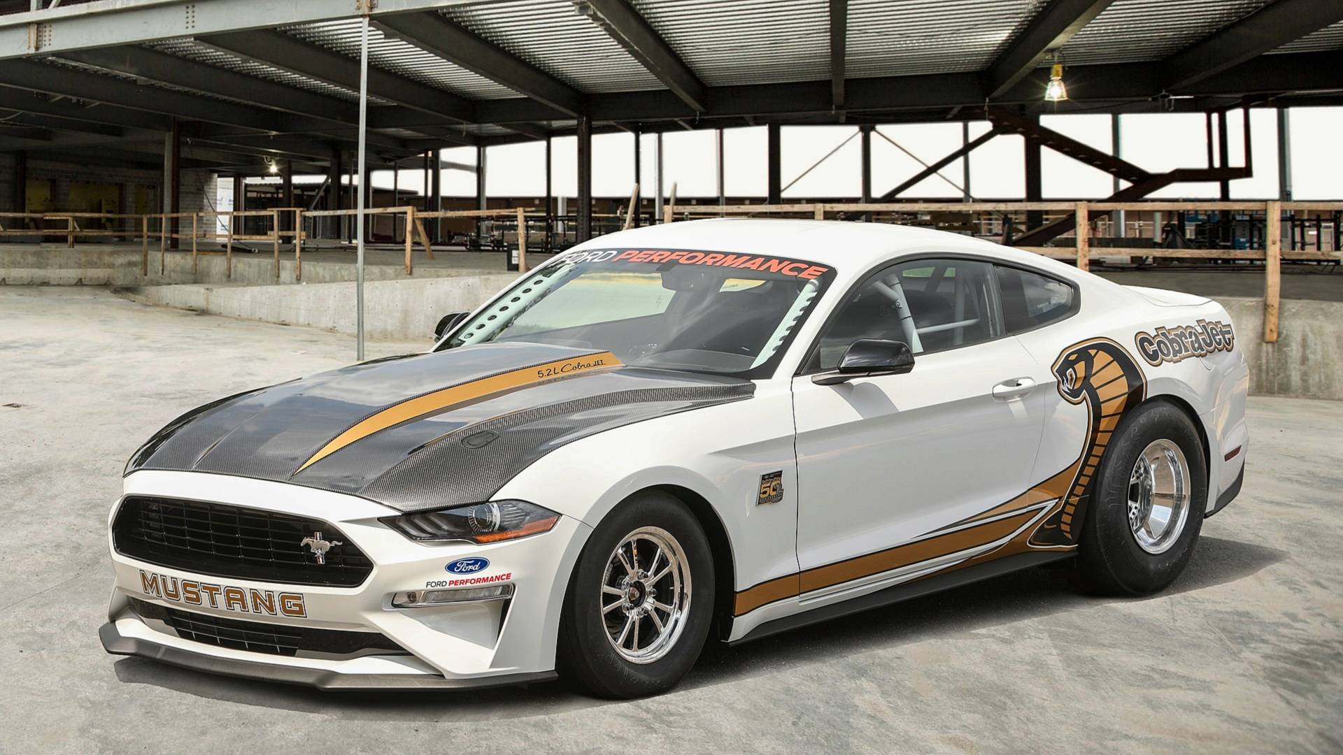 Ford Mustang 50th Anniversary Logo - Ford Mustang Cobra Jet Is An 8-Second Quarter-Mile Demon Killer