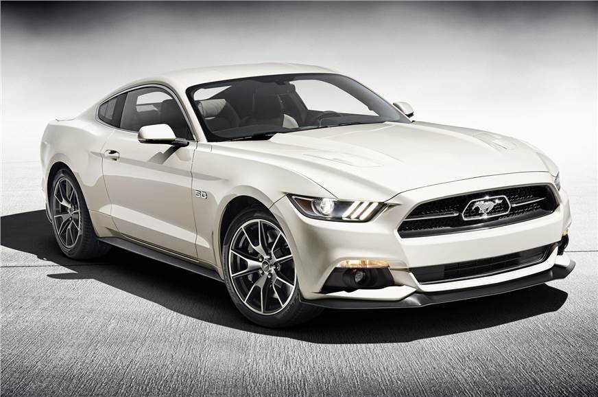 Ford Mustang 50th Anniversary Logo - New York 2014: Ford Mustang 50th Anniversary edition revealed ...
