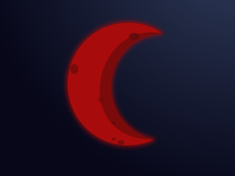 Red Moon Logo - Blood Moon Logo by Mirea Marian | Dribbble | Dribbble