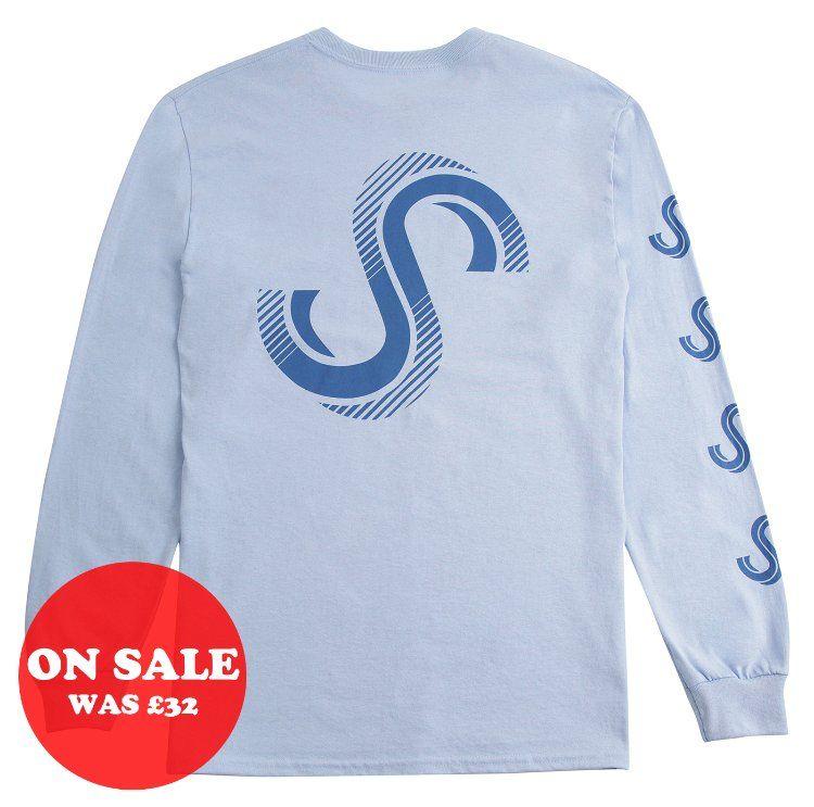 Baby Blue L Logo - S Logo L/S T Shirt - Light Blue | Signature Clothing