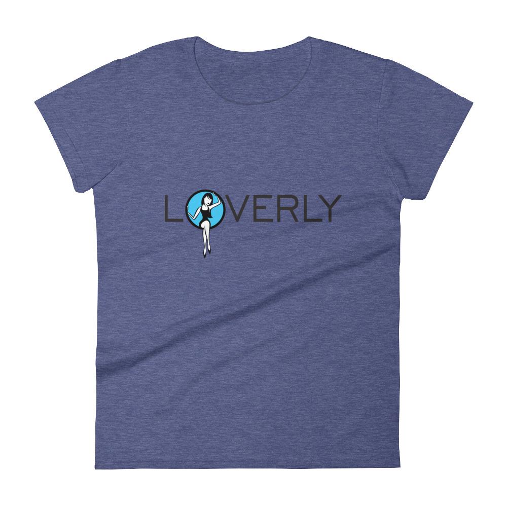 Baby Blue L Logo - Light Blue Logo Women's Short Sleeve T-shirt – Loverly
