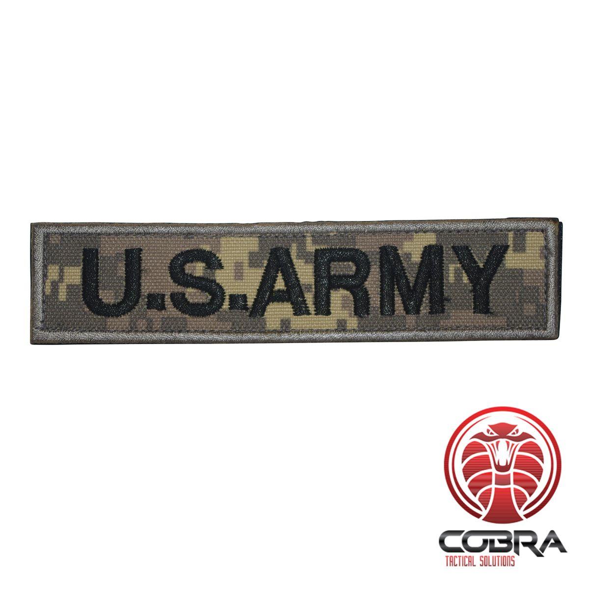 Camo Cobra Logo - U.S.ARMY patch digital woodland camo with Velcro - Cobra Tactical ...