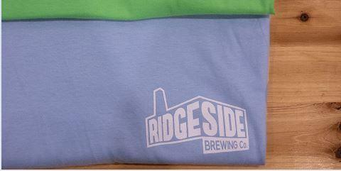 Baby Blue L Logo - T-shirt Baby L Blue - Ridgeside Brewery